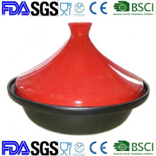 BSCI Approved Cast Iron Moroccan Tagine with Ceramic Lid